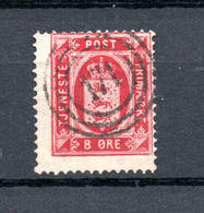 Denmark 1875 Old Service Stamp (Michel D 6A) Nice Used Hjallerup (171) - Dienstzegels
