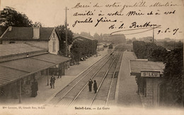 Saint Leu - La Gare De La Commune - La Ligne De Chemin De Fer - Saint Leu La Foret