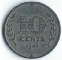 M535 - NEDERLAND - THE NETHERLANDS - 10 CENTS 1942 - 10 Cent