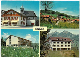 CP ENNEY - Village D'Enney En Gruyère Et Ses Trois Colonies - Ed. Gilbert Fleury N°1079 - Enney