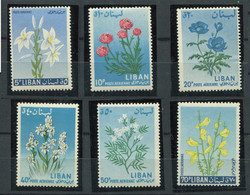 Liban *  N° 296 à 302 Manque N° 300 - - Fleurs - Liban