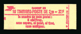 FRANCE - CARNET - YT 2376-C2 - LIBERTE 2.20 - VARIETE 2 DATES D'IMPRESSION DIFFERENTES - NON OUVERT - Postzegelboekjes