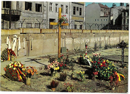 CP BERLIN - Mahnmal Peter Fechter Am Checkpoint Charlie - Hans Andres Verlag , Berlin N° B 1/M 26 F - Berlijnse Muur