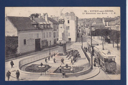 CPA [94] Val De Marne > Vitry Sur Seine Circulé Tramway - Vitry Sur Seine