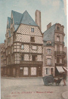 ANGERS. -  Maison D'Adam. Voiture à Chiens Devant Le Magasin ORNEMENTS D'EGLISE - Angers