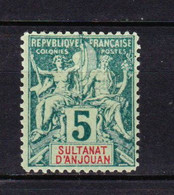 STAMPS-ANJOUAN-UNUSED-SEE-SCAN - Unused Stamps