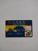 China, Bank Of Communications, (1pcs) - Credit Cards (Exp. Date Min. 10 Years)