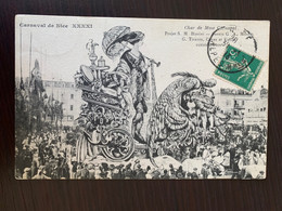 1913 Carnaval De Nizza XXXXI - Char De Mme Carnaval Projet S. M. Biasini Dessin G. A. Mossa G. Tiranty, Coyez Et Vallée - Carnaval