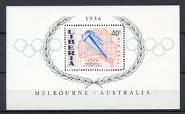 AA-17 Libéria Bloc N° 103 **. Jeux Olympiques Melbourne 1956   A Saisir !!! - Estate 1956: Melbourne