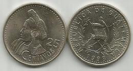 Guatemala 25 Centavos 1998. High Grade - Guatemala