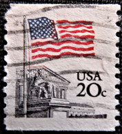 Timbres Des Etats-Unis 1981 Flag Over Supreme Court 16 Stampworld  N°  1697A - Usados