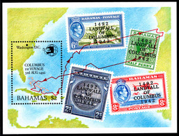 Bahamas 1989 World Stamp Expo '89 International Stamp Exhibition Souvenir Sheet Unmounted Mint. - Bahamas (1973-...)