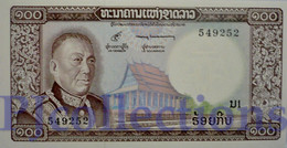 LAOS 100 KIP 1974 PICK 16a UNC - Laos