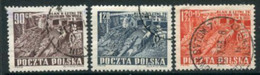 POLAND 1951 Mining Used.  Michel 715-16, 777 - Oblitérés