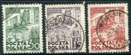 POLAND 1951 House Building Used.  Michel 717-18, 746 - Usati