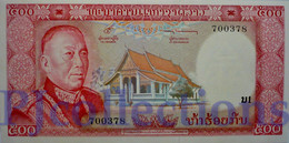 LAOS 500 KIP 1974 PICK 17a AUNC - Laos