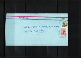 Sharjah 1993  Interesting Airmail Letter - Sharjah