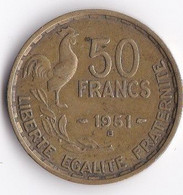 PIECE 50 FRANCS  Guiraud 1951 B - TB+ - Otros & Sin Clasificación