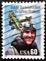 Timbres Des Etats-Unis 1995 Aviation - Eddie Rickenbacker  Stampworld N° 2742 - Usados