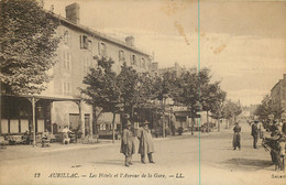 15 - AURILLAC - Hotels Et Avenue De La Gare - Aurillac