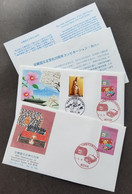 Japan Korea Joint Issue 30th Anniversary Relation 1995 Buddha Diplomatic Relationship (joint FDC) *dual PMK *rare - Cartas