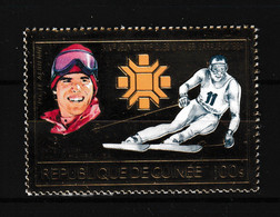 1984 Olympische Spiele > Winter 1984: Sarajevo Mi: 1010A** Gold, Philipe Mahre / USA, Ski Slalom - Winter 1984: Sarajevo