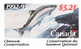 232r) BC Wildlife Salmon Fishing Licence  BCF4 1992 - Cartas