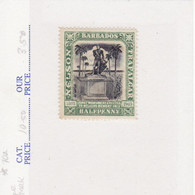 7698) Barbados 1906 Mint Watermark CC - Barbados (1966-...)