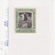 7702) Barbados 1906 Mint Watermark CC - Barbados (1966-...)