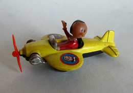 AVION ET FIGURINE POPEYE CORGI JUNIORS WHIZZWHEELS 1980 OLIVE - Other & Unclassified