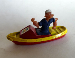 BATEAU ET FIGURINE POPEYE CORGI JUNIORS WHIZZWHEELS 1980 (1) - Andere & Zonder Classificatie