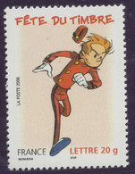 N° 3877 Fête Du Timbre Spirou Valeur Faciale Lettre 20g - Neufs