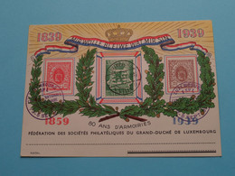 1839 - 1939 > F.S.P.L. ( Mir Wölle Bleiwe Wat Mir Sin ) 80 Ans D'Armoiries > LUXEMBOURG ( Voir Scan ) H. & Cie. L.! - Maximumkaarten