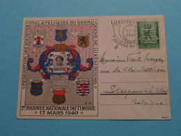 2e Journée Nationale Du Timbre 17 Mars 1940 > F.S.P.L.  > LUXEMBOURG ( Voir Scan ) H. & Cie. L.! - Maximum Cards