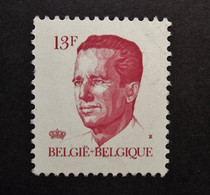 Belgie Belgique - 1986 - OPB/COB N° 2203 ( 1 Value )  Koning Boudewijn  Type Velghe  13 F - Postfris - 1981-1990 Velghe