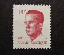 Belgie Belgique - 1986 - OPB/COB N° 2203 ( 1 Value )  Koning Boudewijn  Type Velghe  13 F - Postfris - 1981-1990 Velghe