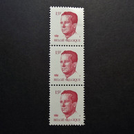 Belgie Belgique - 1986 - OPB/COB N° 2203 ( 3 Values )  Koning Boudewijn  Type Velghe  13 F - Postfris - 1981-1990 Velghe