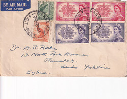 AUSTRALIA 1953 QE II. CORONATION COVER TO ENGLAND. - Storia Postale