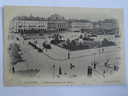 CPA  (76) Seine Maritime - LE HAVRE - La Place Gambetta Et Le Théâtre - Saint-Roch (Plein)