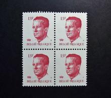 Belgie Belgique - 1986 - OPB/COB N° 2203 (  Values )  Koning Boudewijn  Type Velghe  13 F - Postfris - 1981-1990 Velghe