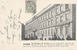 75001 - PARIS  - La Banque De France - Banques