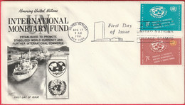 FDC - Enveloppe - Nations Unies - (New-York) (1961) - International Monetary Fund (2) - Lettres & Documents