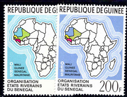 Guinea 1970 Senegal River Riparian States Unmounted Mint. - Guinea (1958-...)