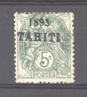 Tahiti  :  Yv  22  (o)  Fausse Surcharge - Oblitérés