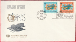 FDC - Enveloppe - Nations Unies - (New-York) (1966) - OMS - Nouveau Batiment Du Siège - Storia Postale