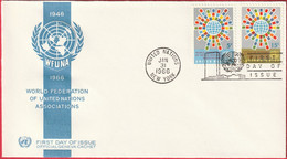 FDC - Enveloppe - Nations Unies - (New-York) (1966) - WFUNA - Covers & Documents