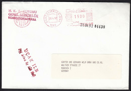 Turkey Ankara 1992 / MKE / Machine Stamp ATM - Storia Postale