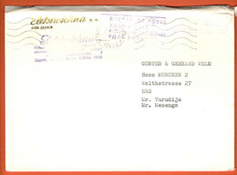 Croatia Zagreb 1991 / Elektrotehna / Machine Stamp ATM / Postage Paid, Port Paye In Post Office 41020 Novi Zagreb - Croacia