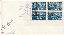 FDC - Enveloppe - Nations Unies - (New-York) (1967) - Marc Chagall - Brieven En Documenten