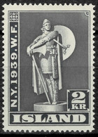 Iceland 1939 ☀ 2kr Exhibition In New York Scott # 216 Mi 207 - 90 Eur ☀ MNH** - Nuovi